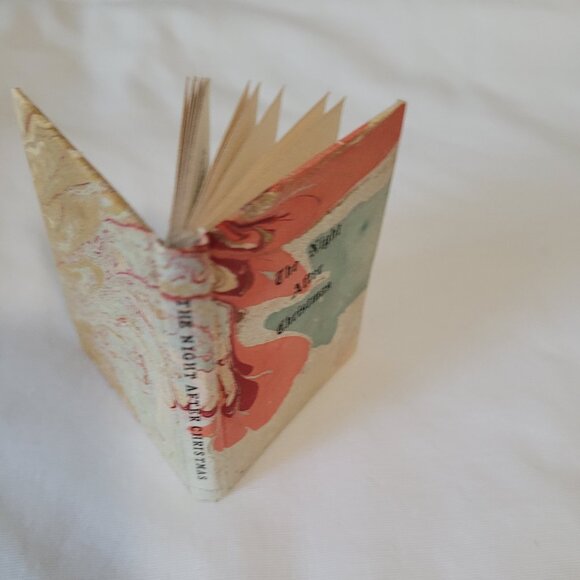 Vintage The Night After Christmas, By Robert Archer, Miniature Book, 1977 - Picture 9 of 9
